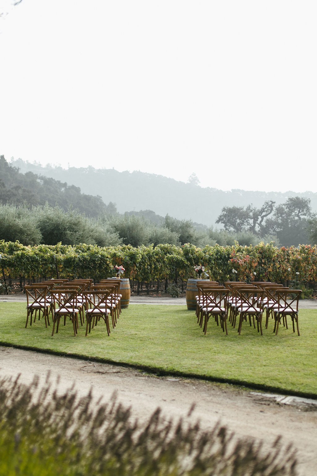 Outdoor wedding venue at De Tierra Events in Salinas, California